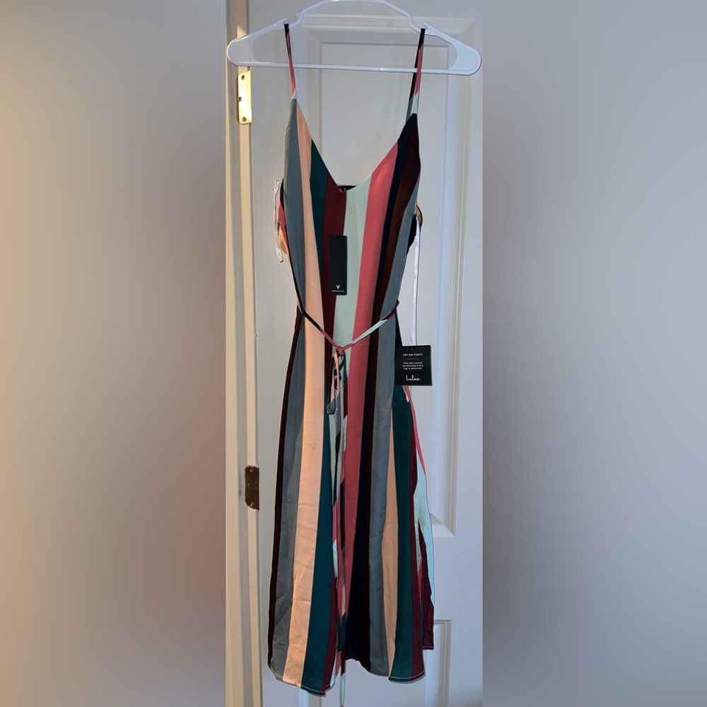 New Lulu Stripe Midi Dress